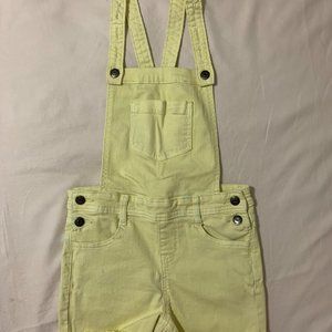 Bundle of Girls Size 7 Denim Overalls